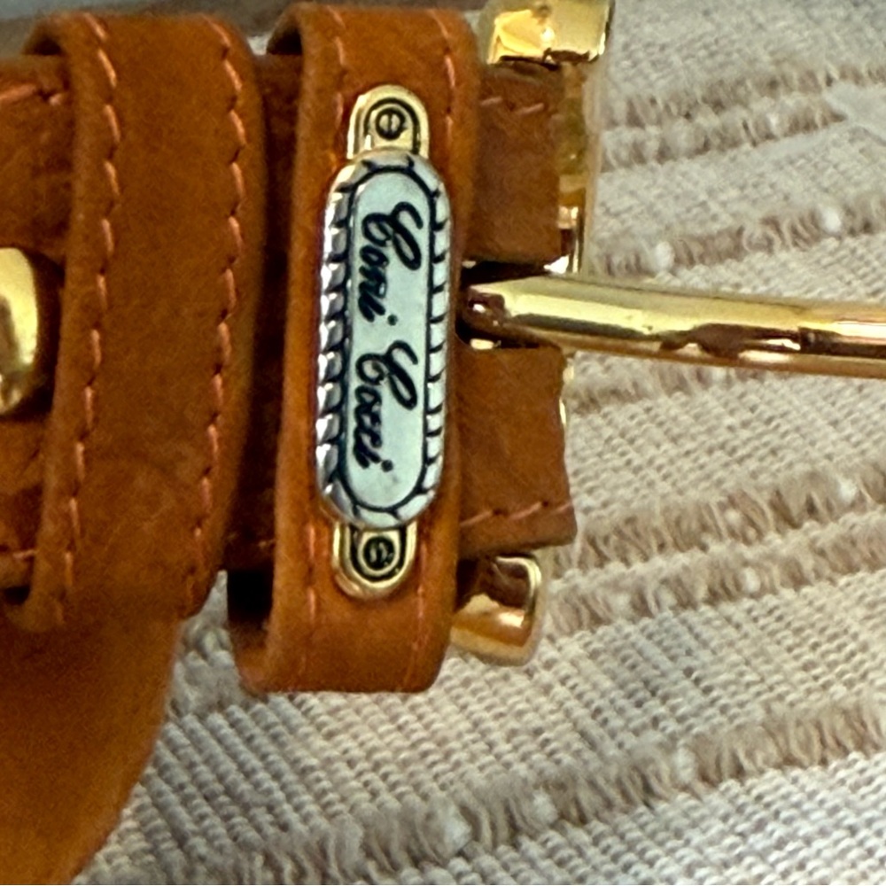 Genuine Leather CONI COCCI belt made in Italy NO HOLES? - Picture 4 of 8